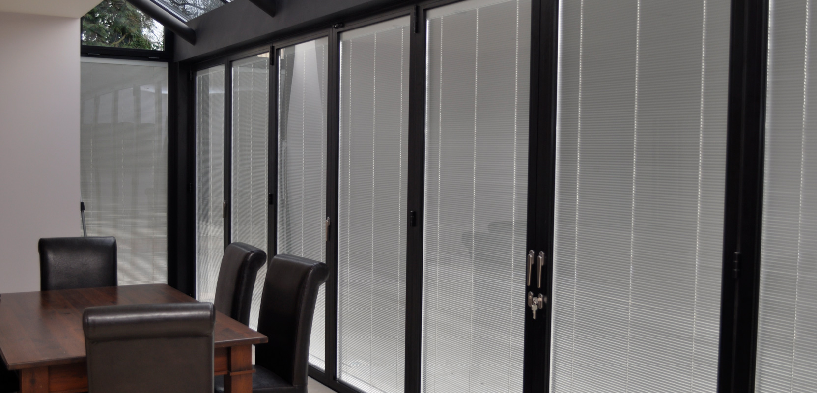 Photo of integral blinds